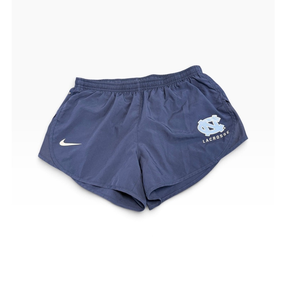 Nike Dri-FIT UNC North Carolina Tar Heels Lacrosse Shorts Navy Blue Small